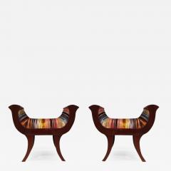 A Handsome Pair of Biedermeier Benches - 449559