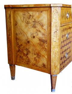 A Handsome Swedish Gustavian Alder Root Parquetry Chest - 198783