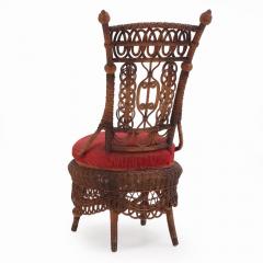 A Heywood Wakefield wicker chair C 1890  - 4155038