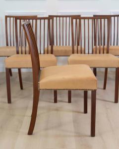 A J Iversen 20th Century Set of Eight Danish Mahogany Dining Chairs by A J Iversen - 4737247