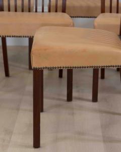 A J Iversen 20th Century Set of Eight Danish Mahogany Dining Chairs by A J Iversen - 4737249