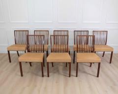 A J Iversen 20th Century Set of Eight Danish Mahogany Dining Chairs by A J Iversen - 4737253