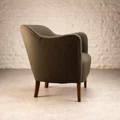 A J Iversen Armchair by Birthe Iversen for A J Iversen Denmark 1940s - 3148542