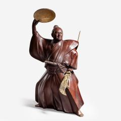 A Japanese bronze of a Samurai - 782851