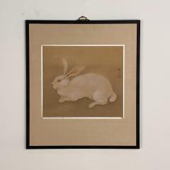 A Japanese portrait of a rabbit late Meiji Period circa 1890  - 2661865