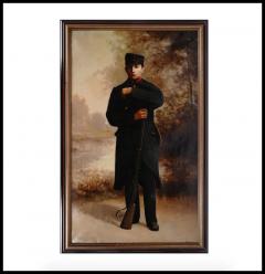 A Jean Hanssens Oil Painting Of A Belgian Soldier 1916 - 3880662