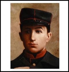 A Jean Hanssens Oil Painting Of A Belgian Soldier 1916 - 3880665