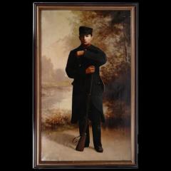 A Jean Hanssens Oil Painting Of A Belgian Soldier 1916 - 3880666