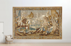 A LARGE 17TH CENTURY FLEMISH TAPESTRY TITLED BATTLE OVER JERUSALEM - 3538084