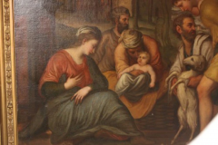 A LARGE ANTIQUE OIL ON CANVAS DEPICTING BABY JESUS - 3565921