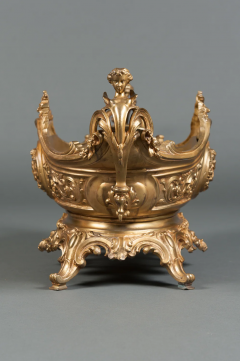 A LARGE FRENCH ROCOCO GILT BRONZE FIGURAL CENTERPIECE - 3538157