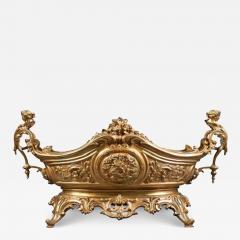 A LARGE FRENCH ROCOCO GILT BRONZE FIGURAL CENTERPIECE - 3560114