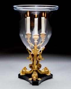 A LARGE GEORGE IV HURRICANE LANTERN - 4248667