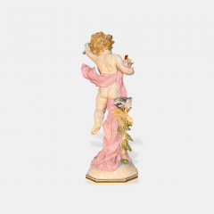 A LARGE PAIR OF MEISSEN PORCELAIN FIGURES EMBLEMATIC OF NIGHT AND DAY - 3567045
