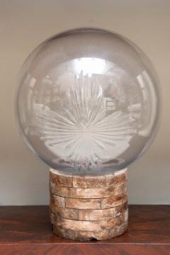 A LATE 19TH CENTURY CUT GLASS APOTHECARY BALL - 3676534