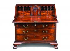A Lancaster County Pennsylvania Walnut Desk with Carved Interior Circa 1785 - 256139