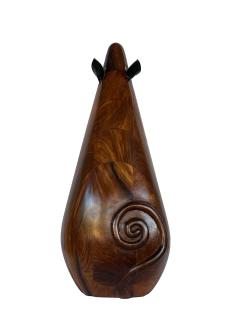 A Large 1960s Carved Rosewood Mouse Gumps San Francisco - 3336666