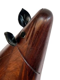A Large 1960s Carved Rosewood Mouse Gumps San Francisco - 3336668