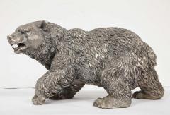 A Large Antique French Silvered Figure of Polar Bear circa 1900 - 1036010