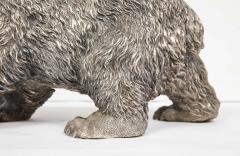 A Large Antique French Silvered Figure of Polar Bear circa 1900 - 1036014