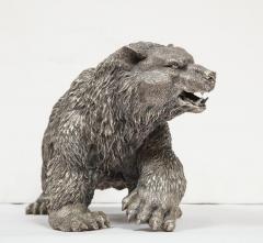 A Large Antique French Silvered Figure of Polar Bear circa 1900 - 1036020