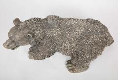 A Large Antique French Silvered Figure of Polar Bear circa 1900 - 1036021