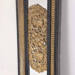 A Large Dutch ebonized wood and brass mirror C 1890  - 4076271
