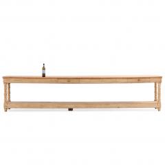 A Large French Pine Drapers Table 19th C  - 4643646