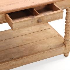 A Large French Pine Drapers Table 19th C  - 4643648