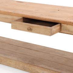 A Large French Pine Drapers Table 19th C  - 4643649