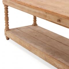 A Large French Pine Drapers Table 19th C  - 4643650