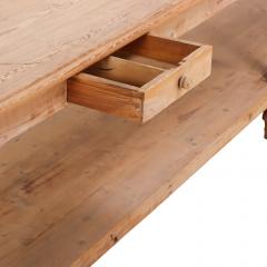A Large French Pine Drapers Table C 1890  - 4385489