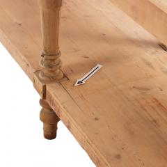 A Large French Pine Drapers Table C 1890  - 4385490