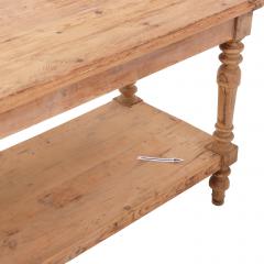 A Large French Pine Drapers Table C 1890  - 4385493