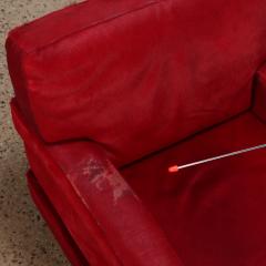 A Large Italian Mid Century Modern Swivel Lounge Chair C 1960  - 4820502