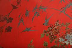A Large Mid 18th Century Chinese Two Sided Lacquer Panel Coffee Table - 3937024