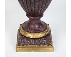 A Large Pair of French Ormolu Mounted Porphyry Vases - 3371233