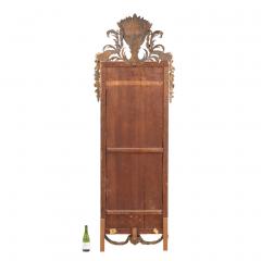 A Large Southern Italian Silvered Giltwood Mirror early 19th C  - 4330953