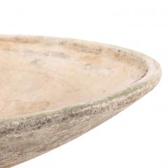 A Large Two Piece Cast Stone Planter Urn attributed to Willy Guhl C 1970  - 4452918