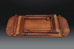 A Large Walnut Campaign Table - 4703810