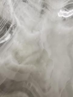 A Large White Shaped Onyx Bowl Or Centerpiece - 4203971