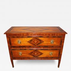 A Late 18th Century Italian Transitional Directoire Empire Parquetry Commode - 3527729