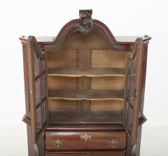 A Late 18th Century Miniature Dutch Kettle Base Paw Foot Bookcase - 2111249