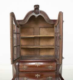 A Late 18th Century Miniature Dutch Kettle Base Paw Foot Bookcase - 2111321