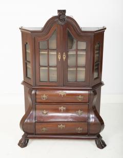 A Late 18th Century Miniature Dutch Kettle Base Paw Foot Bookcase - 2111367