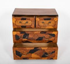 A Late 19th Century Japanese Inlaid Four Drawer Tansu - 3077504