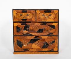 A Late 19th Century Japanese Inlaid Four Drawer Tansu - 3077521