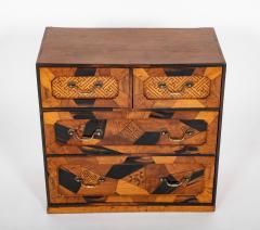 A Late 19th Century Japanese Inlaid Four Drawer Tansu - 3077522