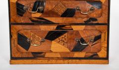 A Late 19th Century Japanese Inlaid Four Drawer Tansu - 3077526