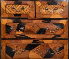 A Late 19th Century Japanese Inlaid Four Drawer Tansu - 3077534